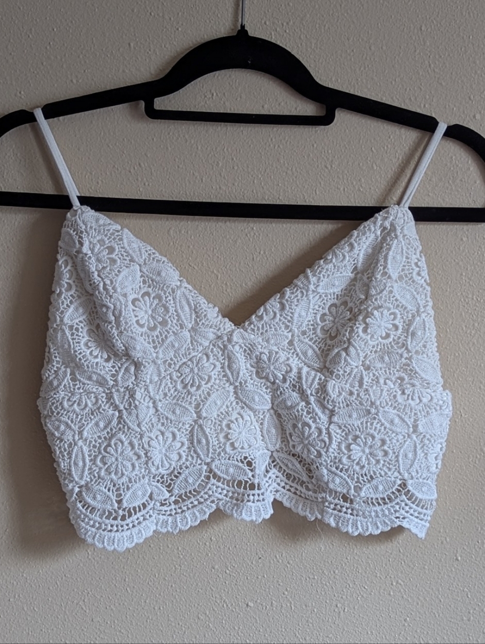 Lace Festival Crop Top | White Large
